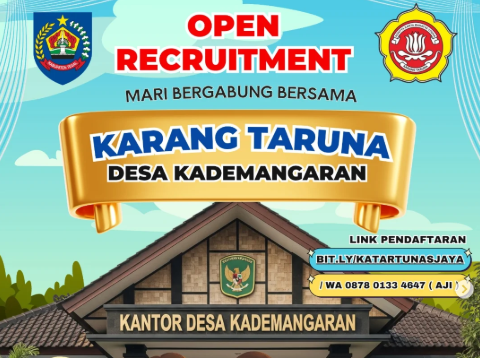Open Recruitment Karang Taruna Desa Kademangaran
